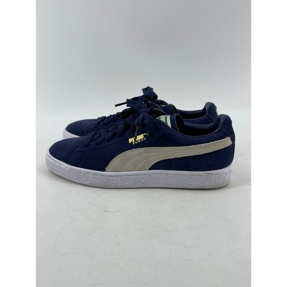 Puma Men's Classic Xxi Sneakers Blue Suede Casual Low Top Lace Up US Size 7.5 - Picture 5 of 16